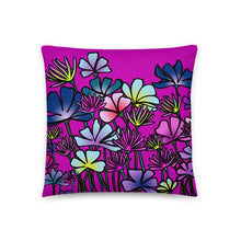 Load image into Gallery viewer, Vibrant Enchanted Bouquet Basic Pillow
