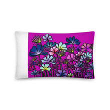 Load image into Gallery viewer, Vibrant Enchanted Bouquet Basic Pillow
