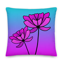 Load image into Gallery viewer, Blooming Wallflower Premium Pillow
